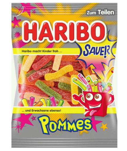 HARIBO кислі фрі фруктові гумки – німецькі продукти
