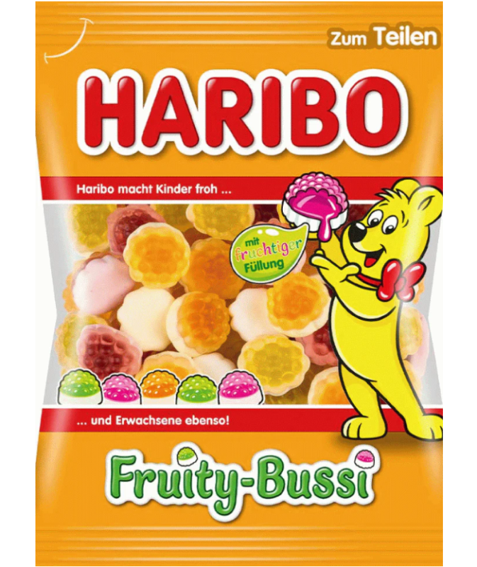HARIBO фруктові гумки Fruity Bussi – німецькі продукти