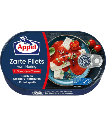 Аппель філе оселедця в томатно-сливковому соусі 200г – німецькі продукти