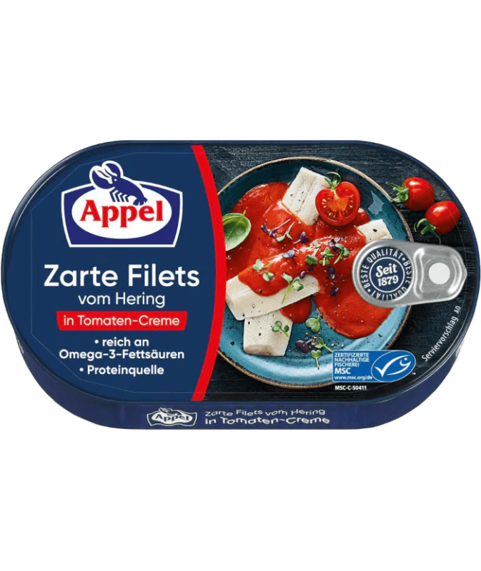 Аппель філе оселедця в томатно-сливковому соусі 200г – німецькі продукти