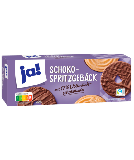 Пісочне печиво з молочним шоколадом 17% – німецькі продукти